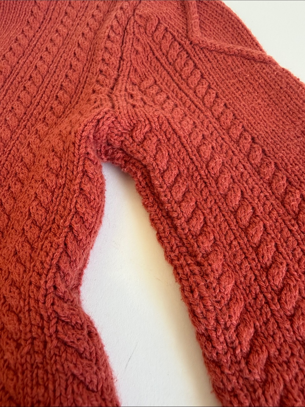 Cupcakes and Cashmere Toddler's Daisy Coral Cable Knit Sweater Dress - Picture 14 of 14